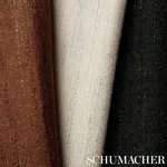 Schumacher 82360 Atlas Wool Texture Ivory fabric swatch