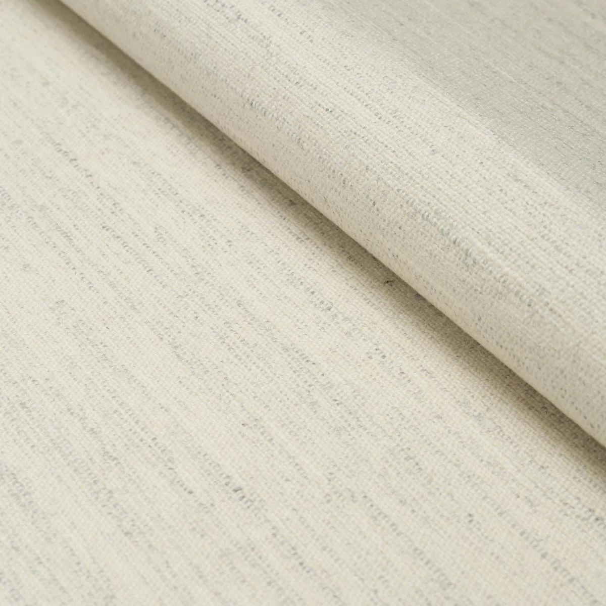 Schumacher 82360 Atlas Wool Texture Ivory fabric swatch