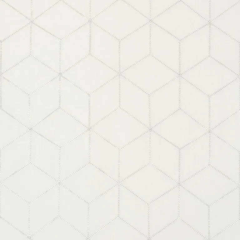 Schumacher 72670 Atria Sheer Silver fabric swatch