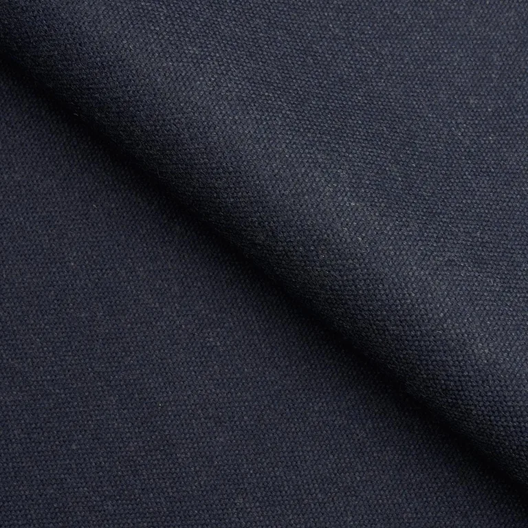 Schumacher 81924 Atticus Wool Navy fabric swatch