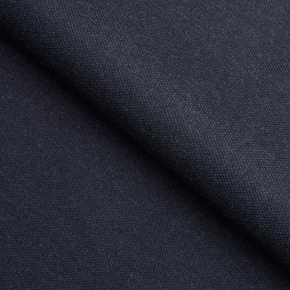 Schumacher 81924 Atticus Wool Navy fabric swatch