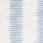 Schumacher 177810 Attleboro Ikat Blues fabric swatch