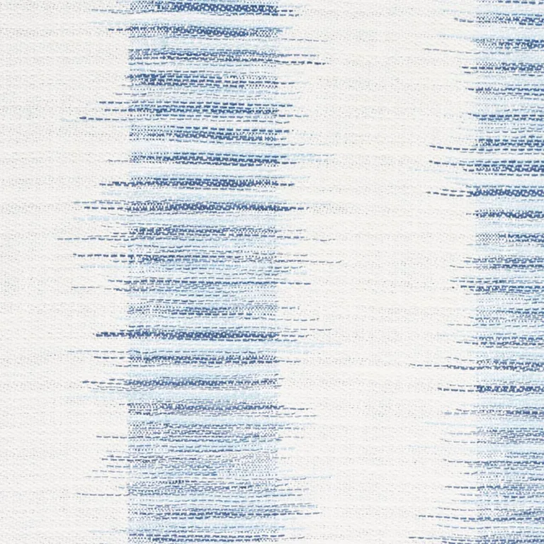 Schumacher 177810 Attleboro Ikat Blues fabric swatch