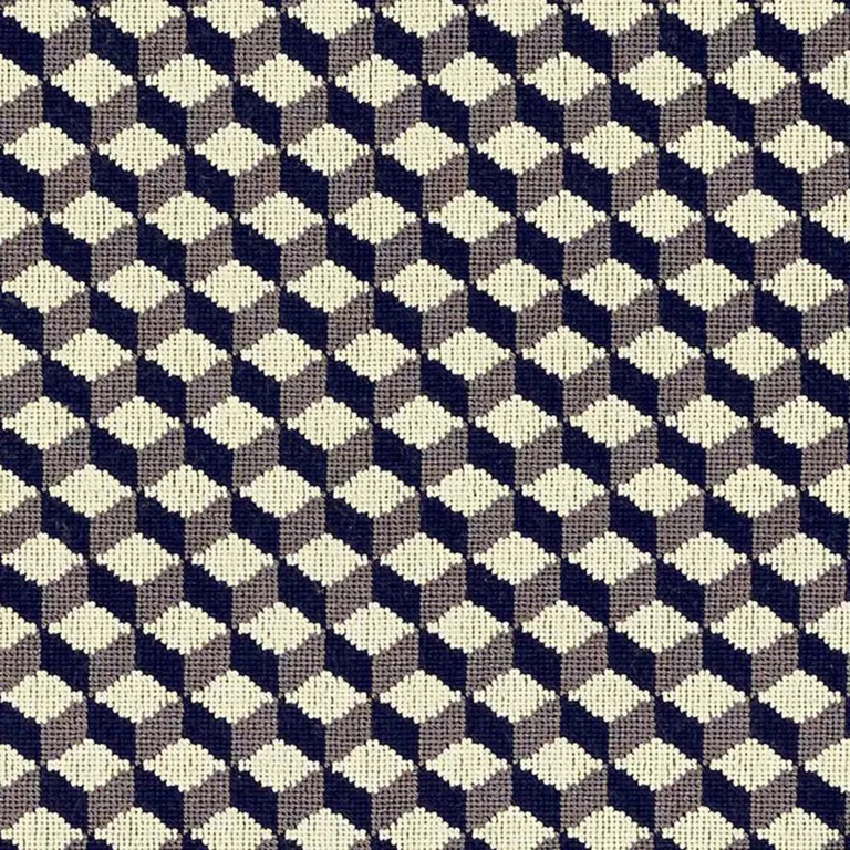 Schumacher 69852 Atwood éPinglé Truffle fabric swatch