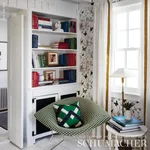 Schumacher 69850 Atwood éPinglé Vert fabric swatch