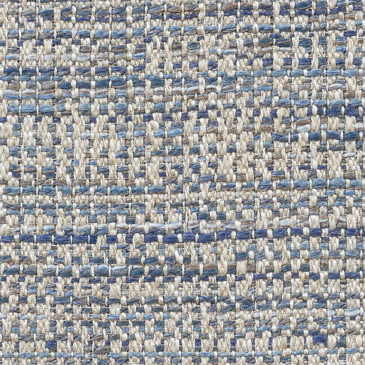 Schumacher 76412 Auckland Performance Indigo fabric swatch