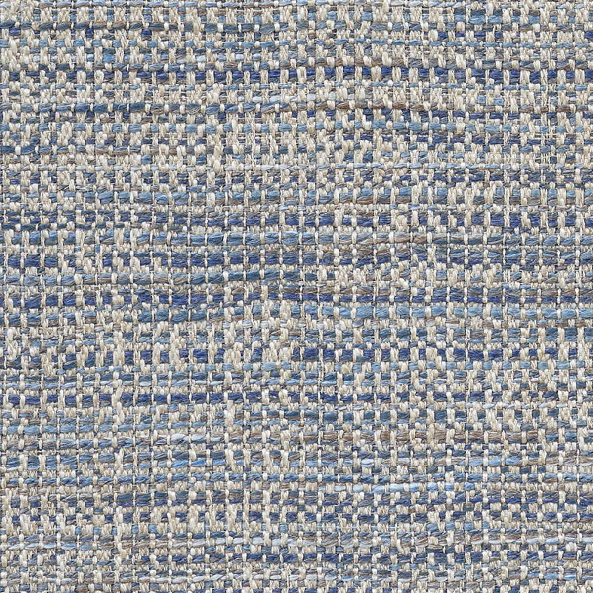 Schumacher 76412 Auckland Performance Indigo fabric swatch