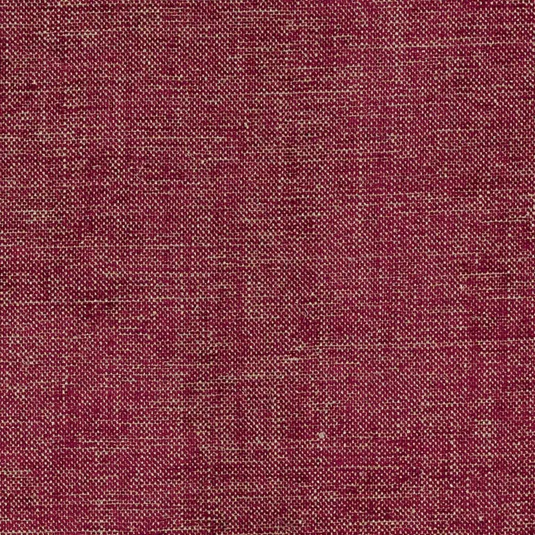 Schumacher 69068 Auden Linen Chenille Garnet fabric swatch