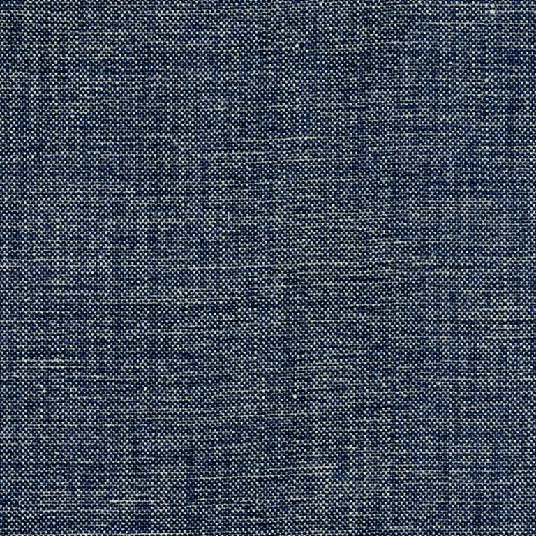 Schumacher 69060 Auden Linen Chenille Navy fabric swatch