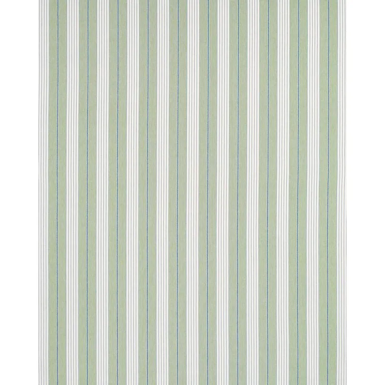 Schumacher 71376 Audrey Stripe Green fabric swatch