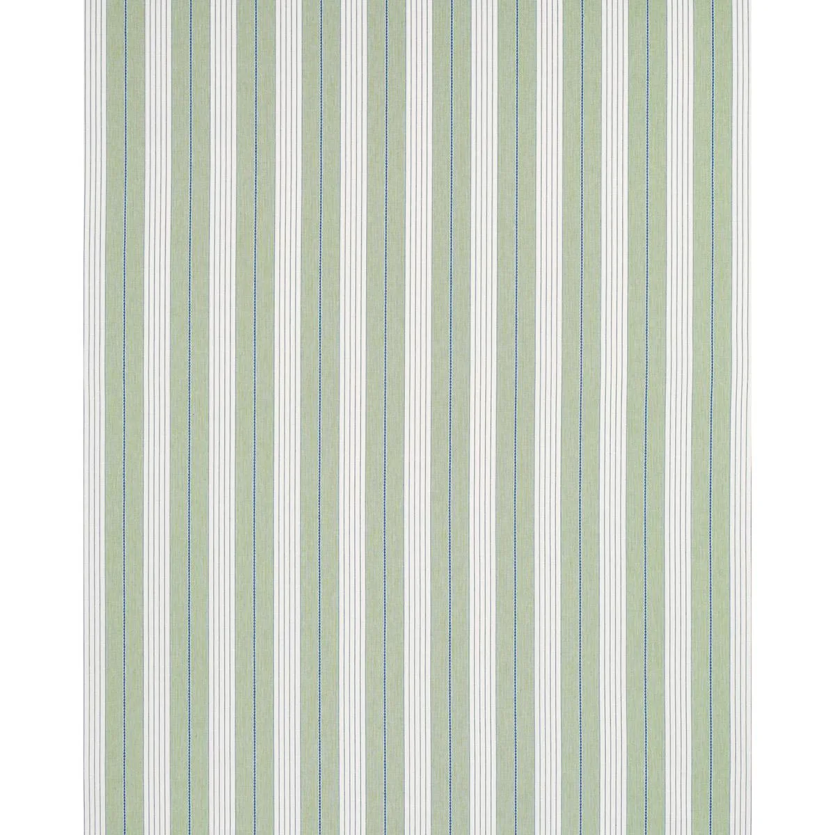 Schumacher 71376 Audrey Stripe Green fabric swatch