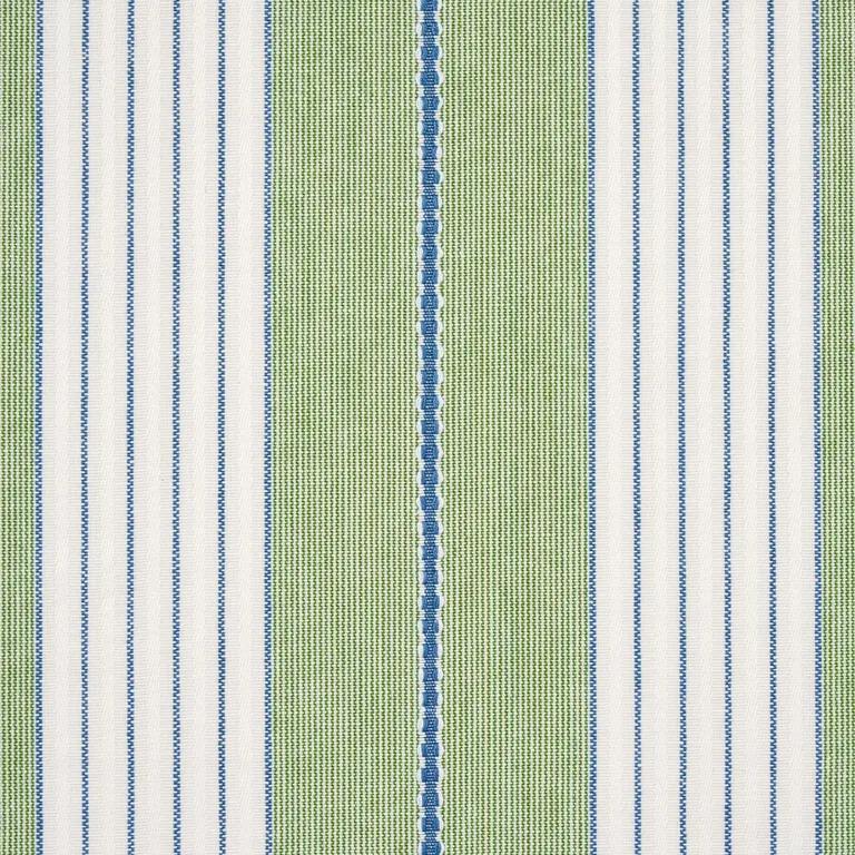 Schumacher 71376 Audrey Stripe Green fabric swatch