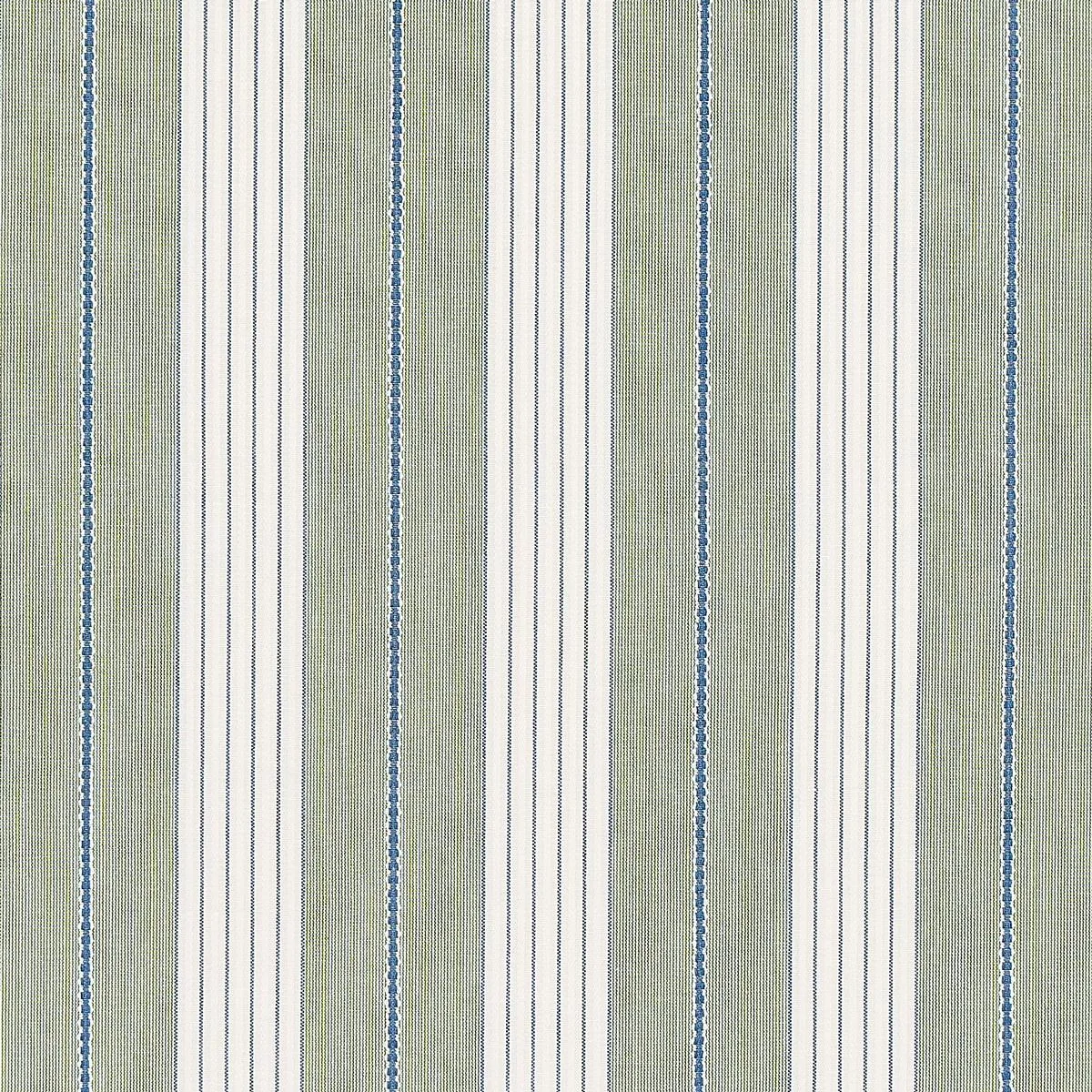 Schumacher 71376 Audrey Stripe Green fabric swatch
