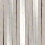Schumacher 71375 Audrey Stripe Natural fabric swatch