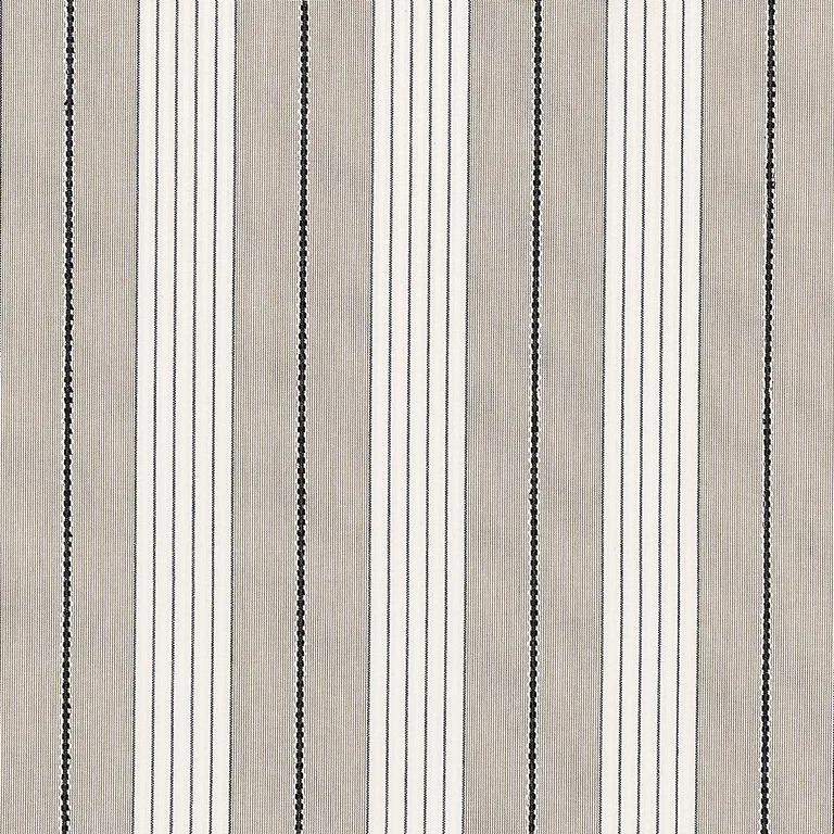 Schumacher 71375 Audrey Stripe Natural fabric swatch