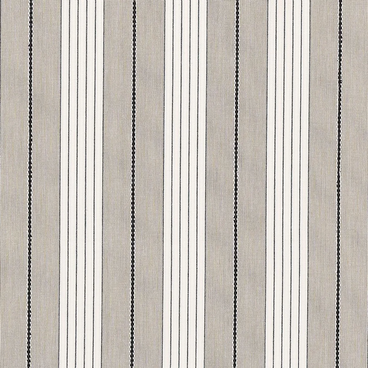 Schumacher 71375 Audrey Stripe Natural fabric swatch