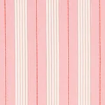 Schumacher 71374 Audrey Stripe Pink & Red fabric swatch