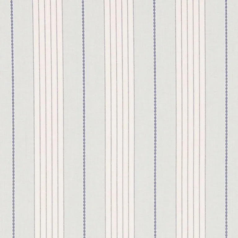 Schumacher 71371 Audrey Stripe Sky fabric swatch