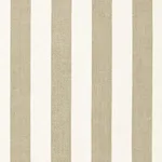 Schumacher 66071 Augustin Linen Stripe Linen / Ivory fabric swatch