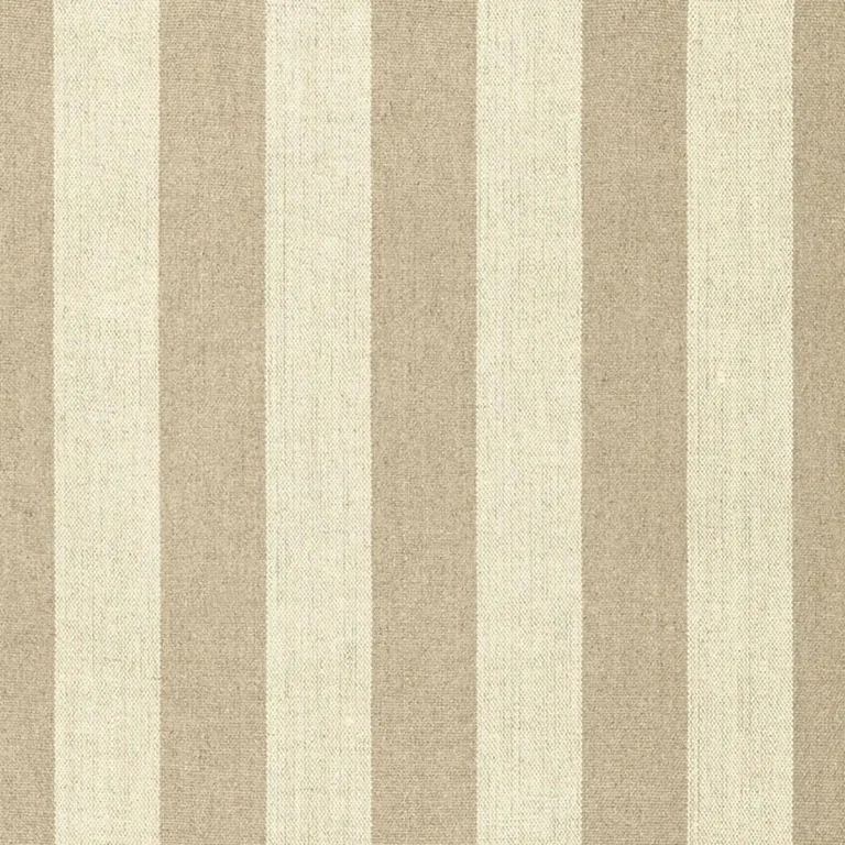 Schumacher 66072 Augustin Linen Stripe Linen / Sisal fabric swatch