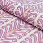 Schumacher 181272 Augustine Ikat Fuchsia fabric swatch