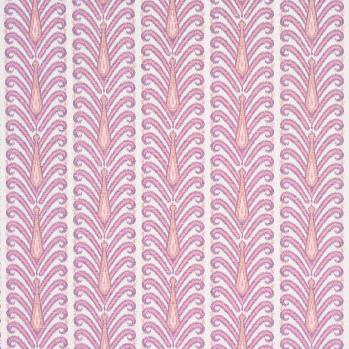 Schumacher 181272 Augustine Ikat Fuchsia fabric swatch