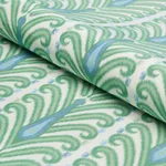 Schumacher 181271 Augustine Ikat Leaf fabric swatch