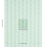 Schumacher 181271 Augustine Ikat Leaf fabric swatch