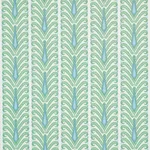 Schumacher 181271 Augustine Ikat Leaf fabric swatch