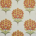 Schumacher 78812 Aurelia Embroidery Natural fabric swatch
