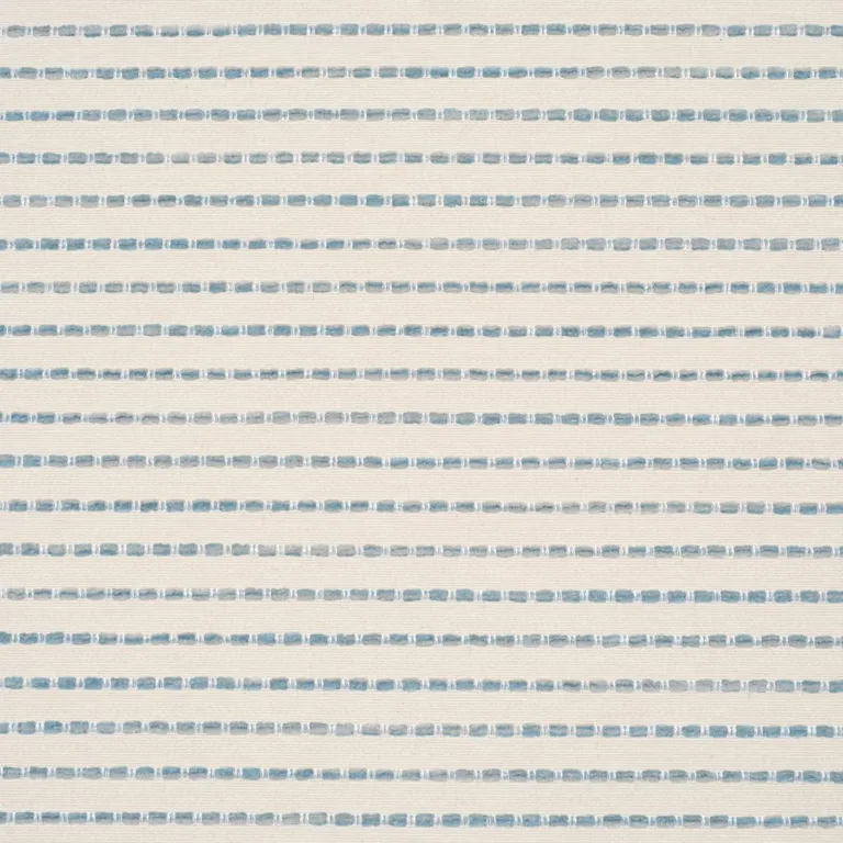 Schumacher 87682 Austen Performance Stripe Ice fabric swatch