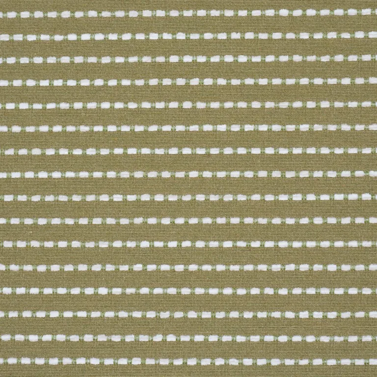 Schumacher 87681 Austen Performance Stripe Leaf fabric swatch