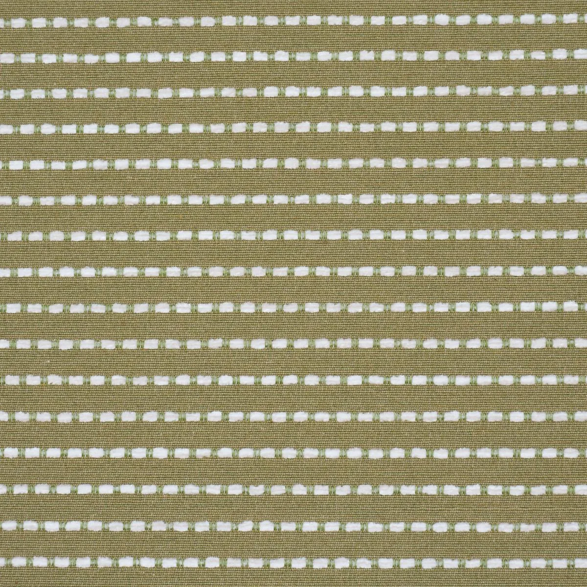 Schumacher 87681 Austen Performance Stripe Leaf fabric swatch