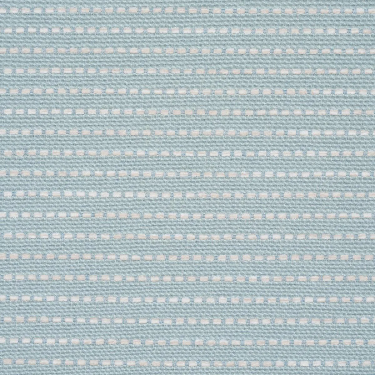 Schumacher 87680 Austen Performance Stripe Sky fabric swatch