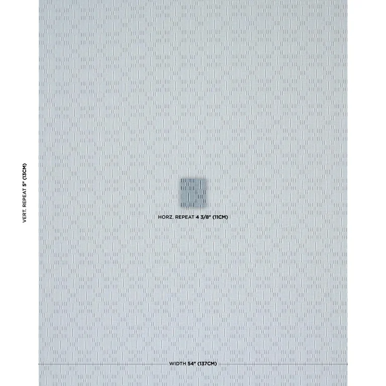Schumacher 87141 Austin Blue fabric swatch