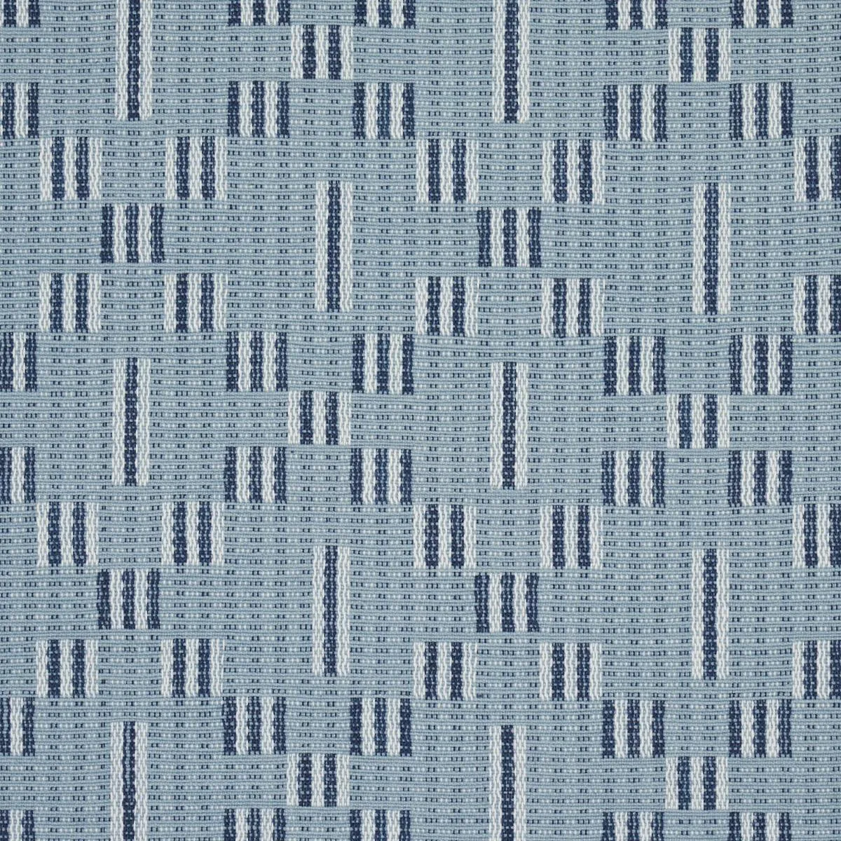 Schumacher 87141 Austin Blue fabric swatch