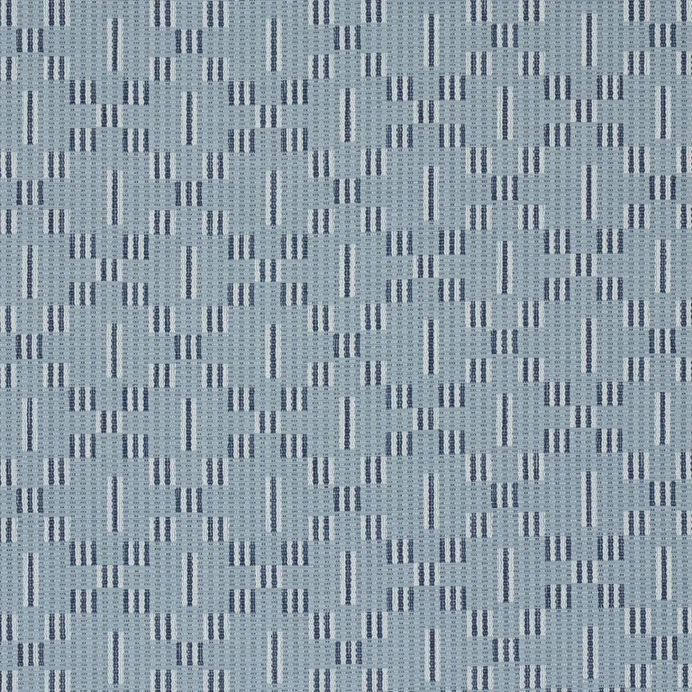 Schumacher 87141 Austin Blue fabric swatch