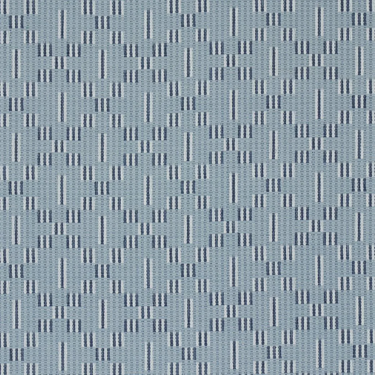 Schumacher 87141 Austin Blue fabric swatch
