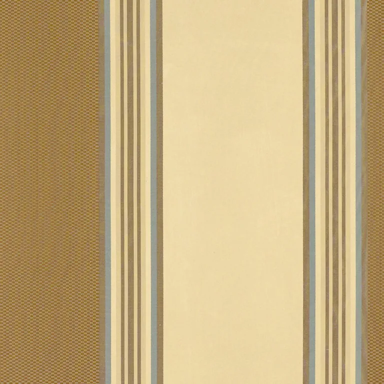 Schumacher 52370 Ava Silk Stripe Mocha fabric swatch