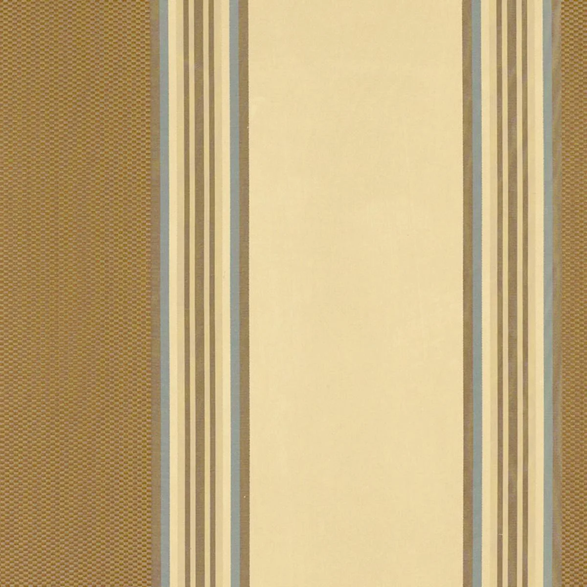 Schumacher 52370 Ava Silk Stripe Mocha fabric swatch