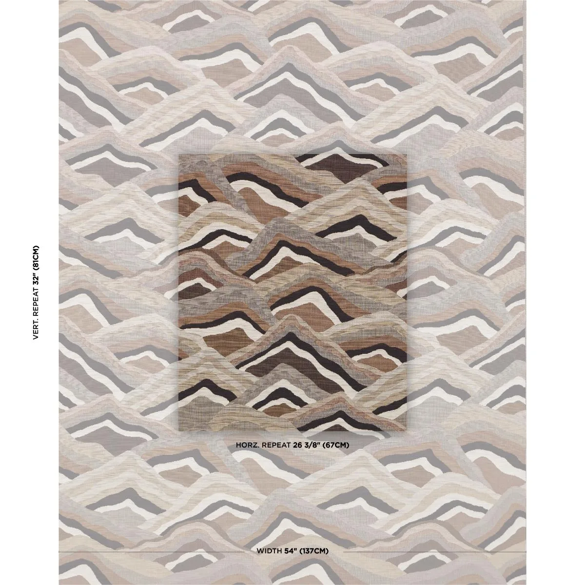 Schumacher 85061 Avala Hills Camel fabric swatch