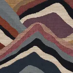 Schumacher 85060 Avala Hills Earthy Multi fabric swatch