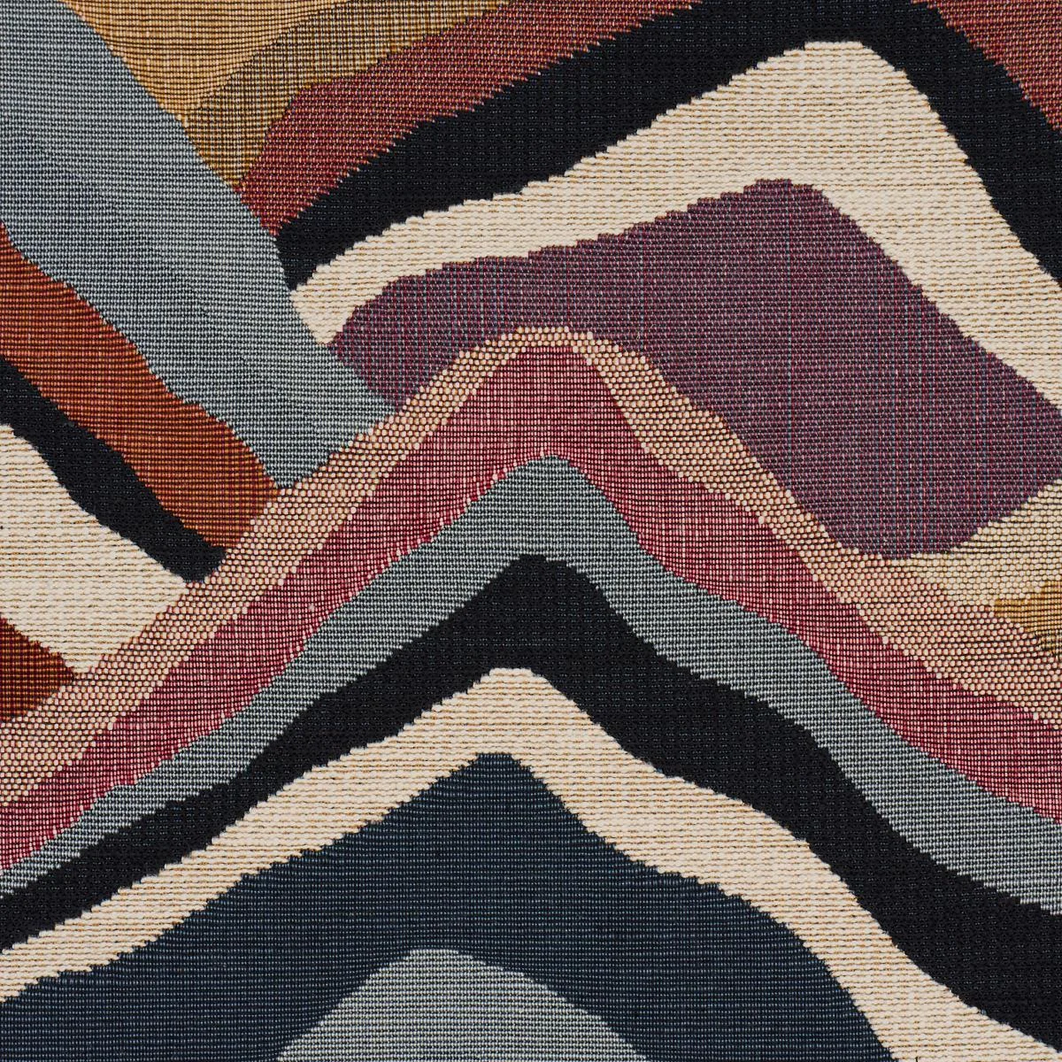 Schumacher 85060 Avala Hills Earthy Multi fabric swatch