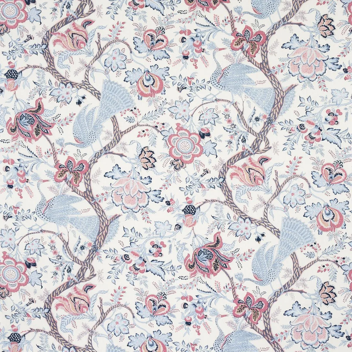Schumacher 180050 Aveline Linen Lilac fabric swatch
