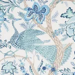Schumacher 180052 Aveline Linen Seaglass fabric swatch