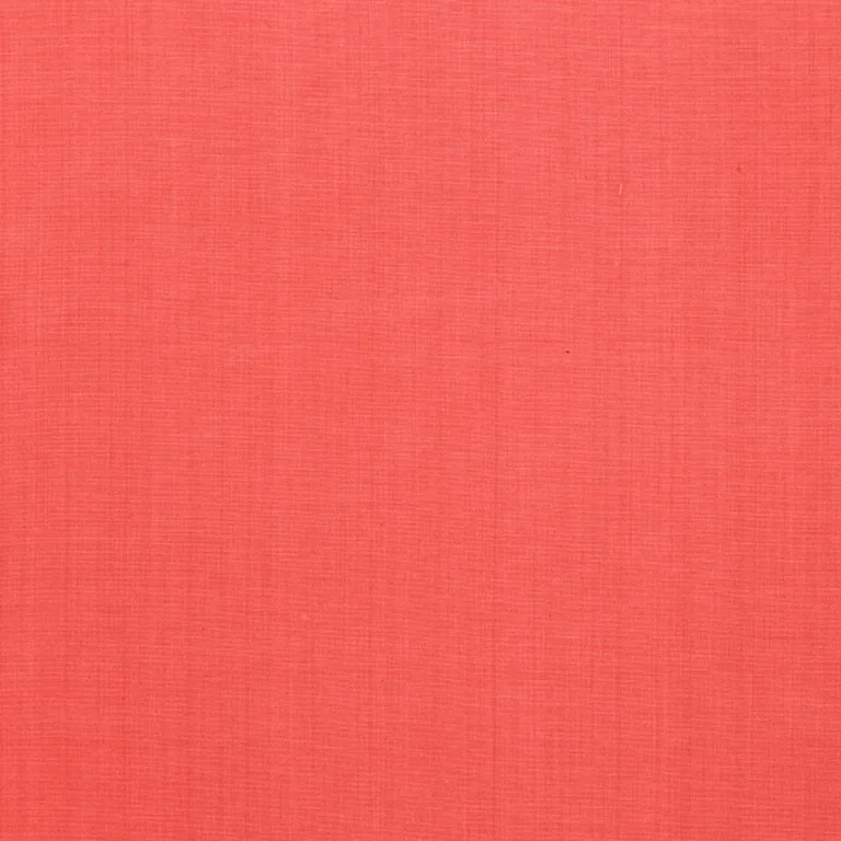 Schumacher 62945 Avery Cotton Plain Coral fabric swatch