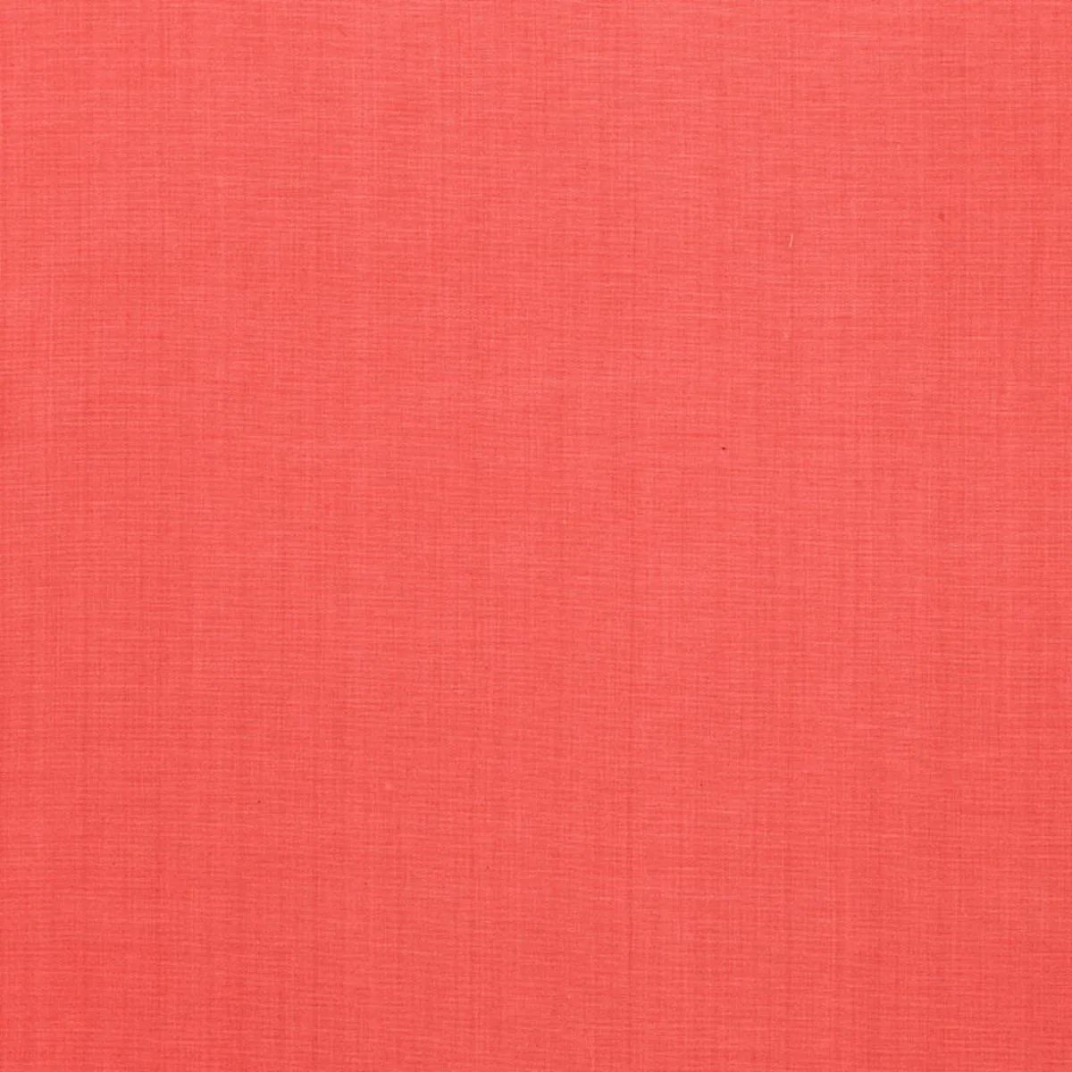 Schumacher 62945 Avery Cotton Plain Coral fabric swatch