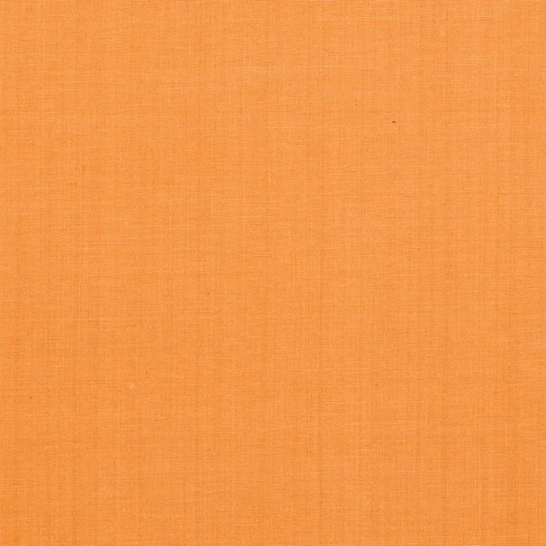 Schumacher 62944 Avery Cotton Plain Pumpkin fabric swatch