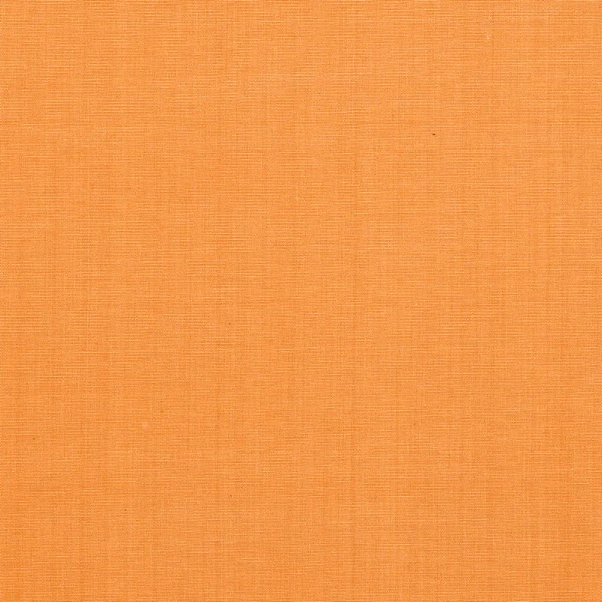 Schumacher 62944 Avery Cotton Plain Pumpkin fabric swatch