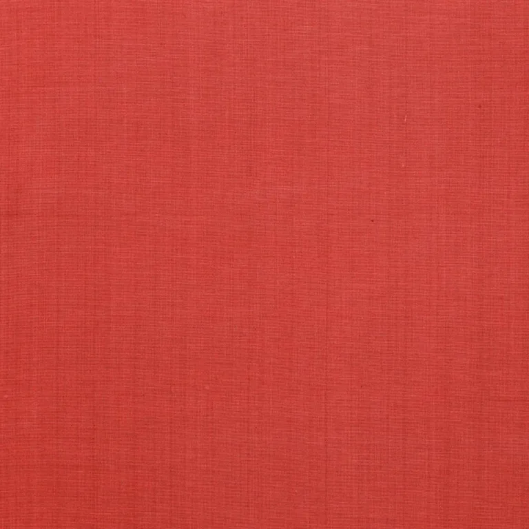 Schumacher 62946 Avery Cotton Plain Red fabric swatch
